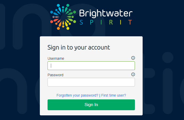 brightwater learning login