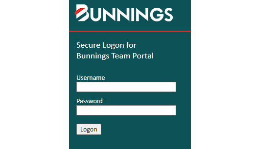 bunnings team portal