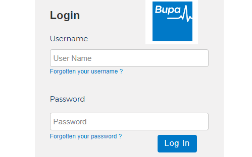 bupa providers online login