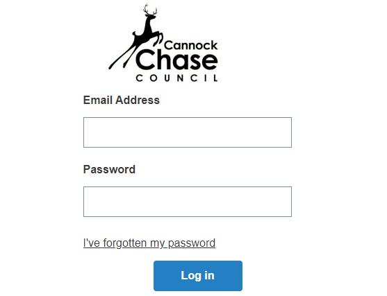 cannock housing login