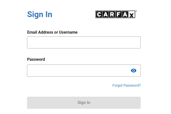 carfax dealer login