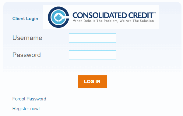 consolidated credit login