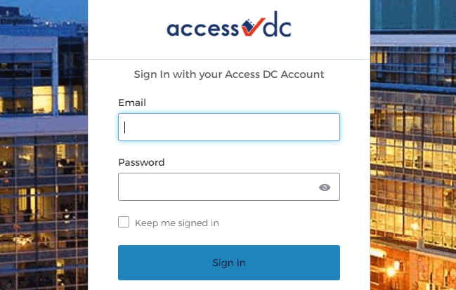 dcra access login