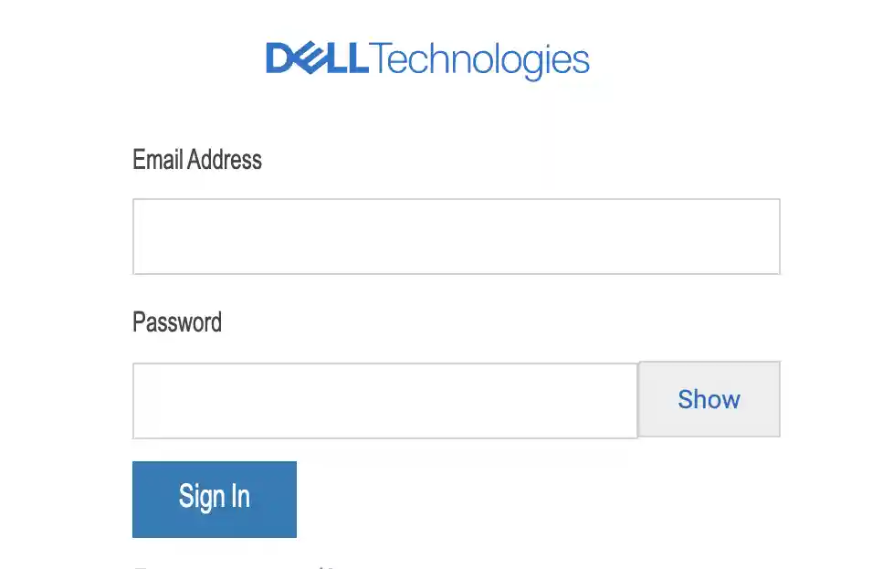 dell payment login