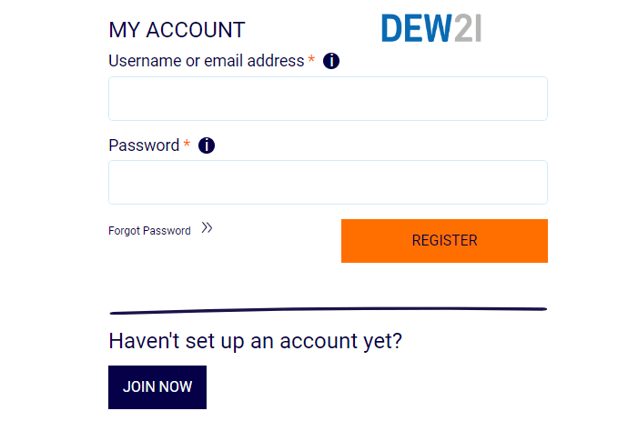 dew21 mein konto login