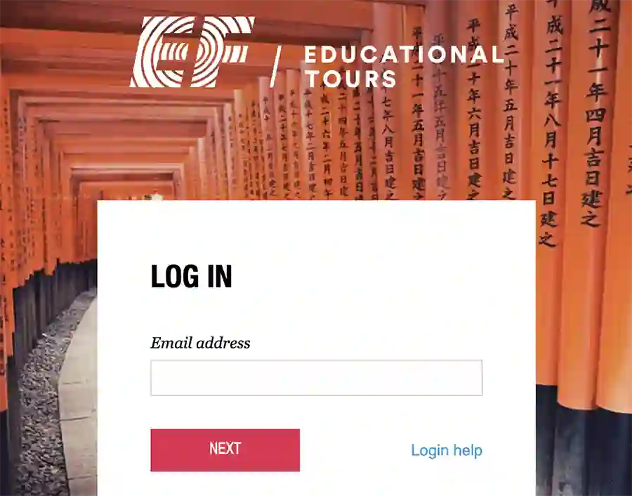ef tours login