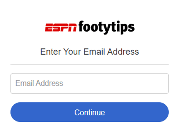 espn footy tips login