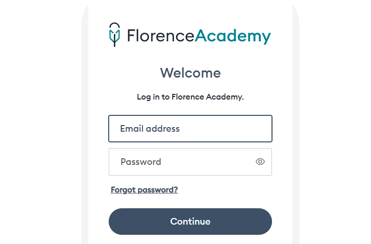 florence academy login