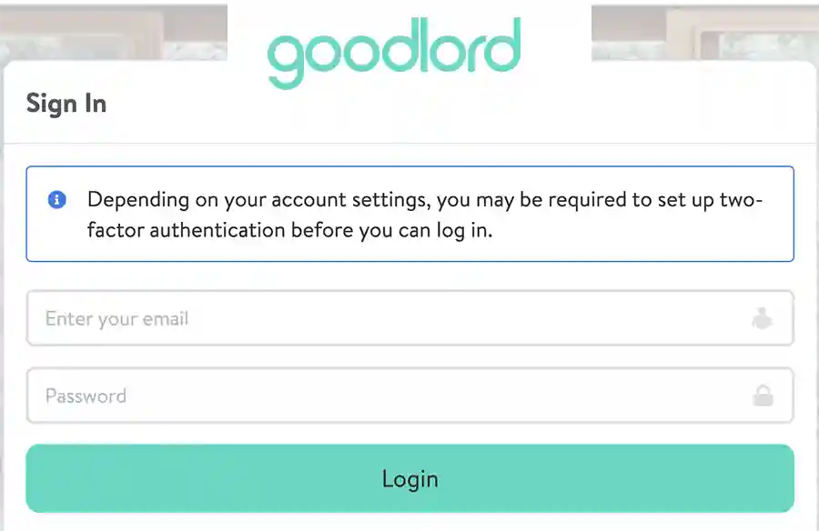 goodlord login