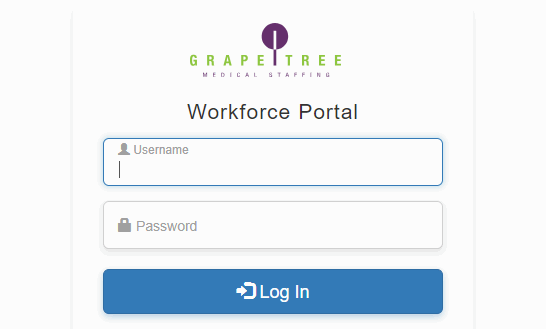 grapetree medical staffing login