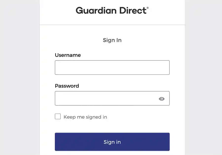 guardian dental login