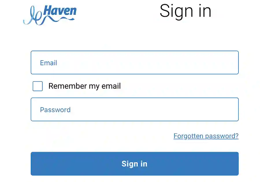 haven owners login