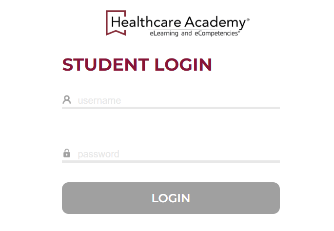 healthcare academy employee login