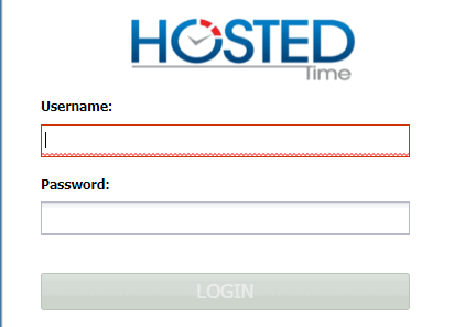 hosted time login
