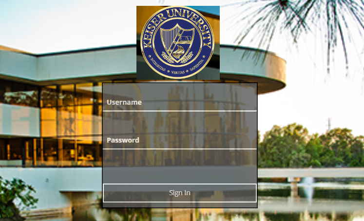 keiser blackboard login