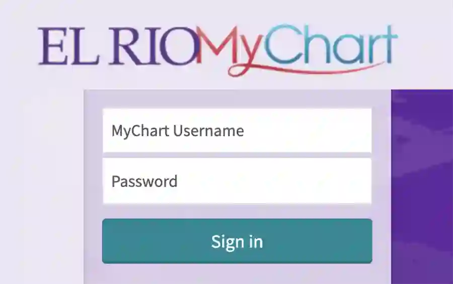 mychart el rio login